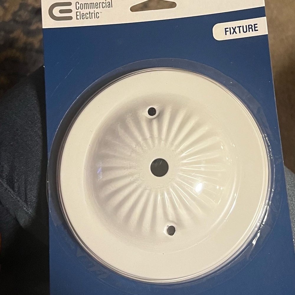 Commercial Electric White Fixture
